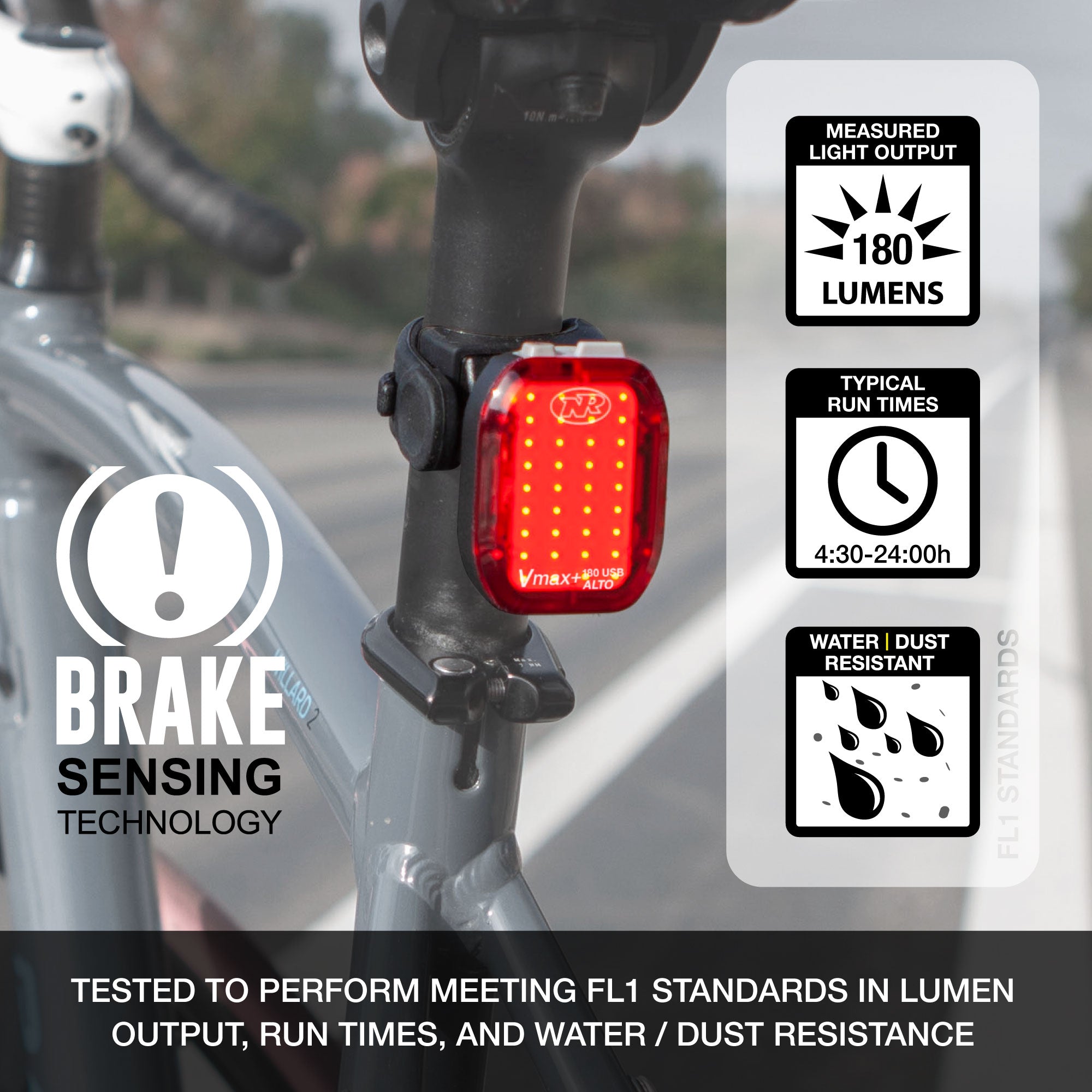 Vmax+™ 180 ALTO Bike Taillight