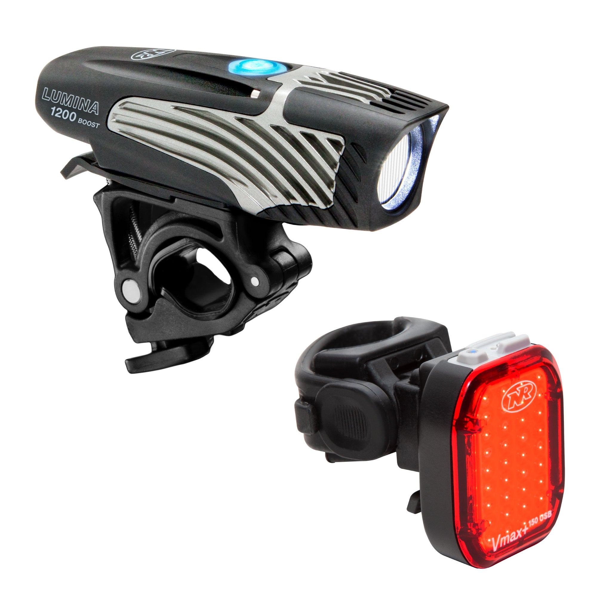 Lumina™ Boost 1200 and Vmax+™ 150 Combo Front and Rear Light Set