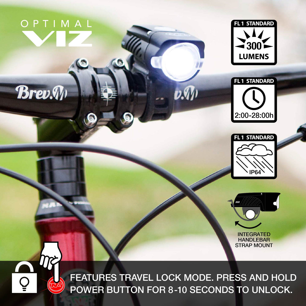 Nr 300 cheap bike light