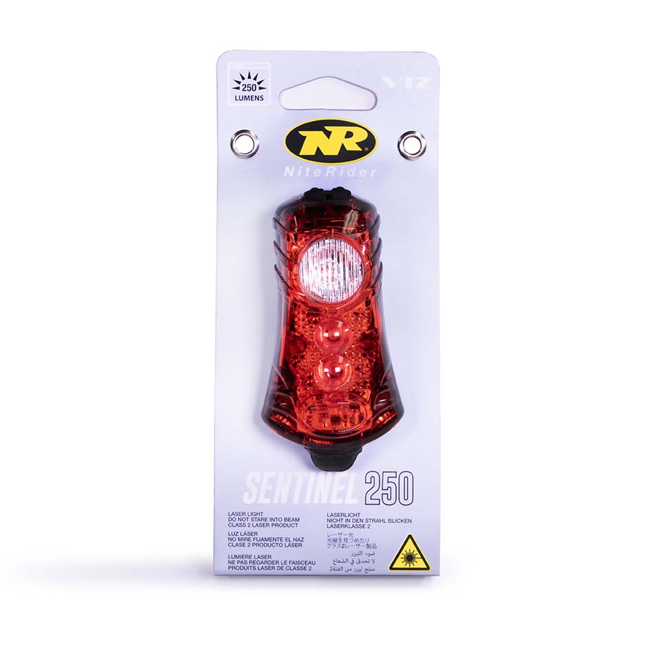 Sentinel™ 250 Bike Taillight with Laser Lanes – NiteRider