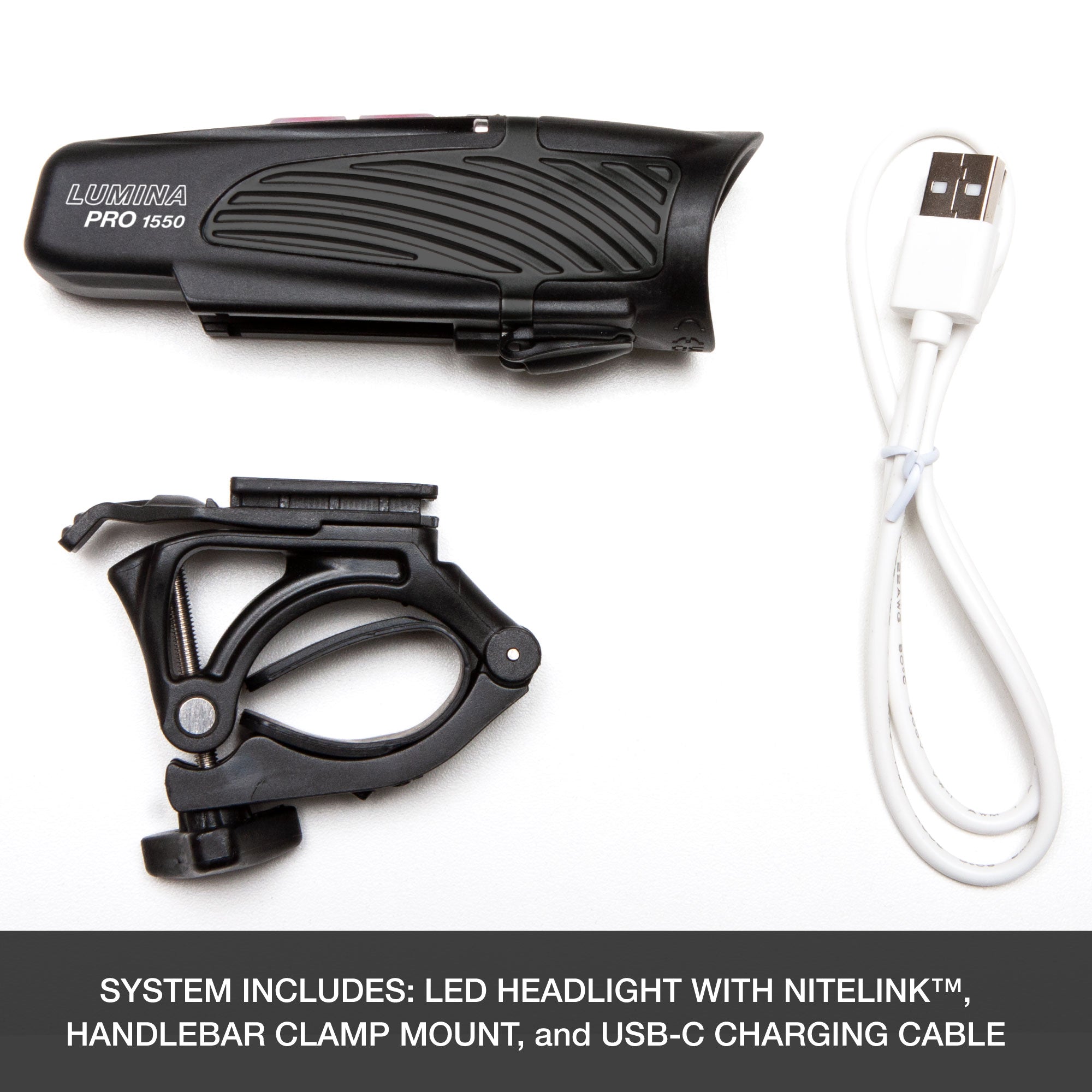 Lumina™ Pro 1550 Front Bike Light with NiteLink™
