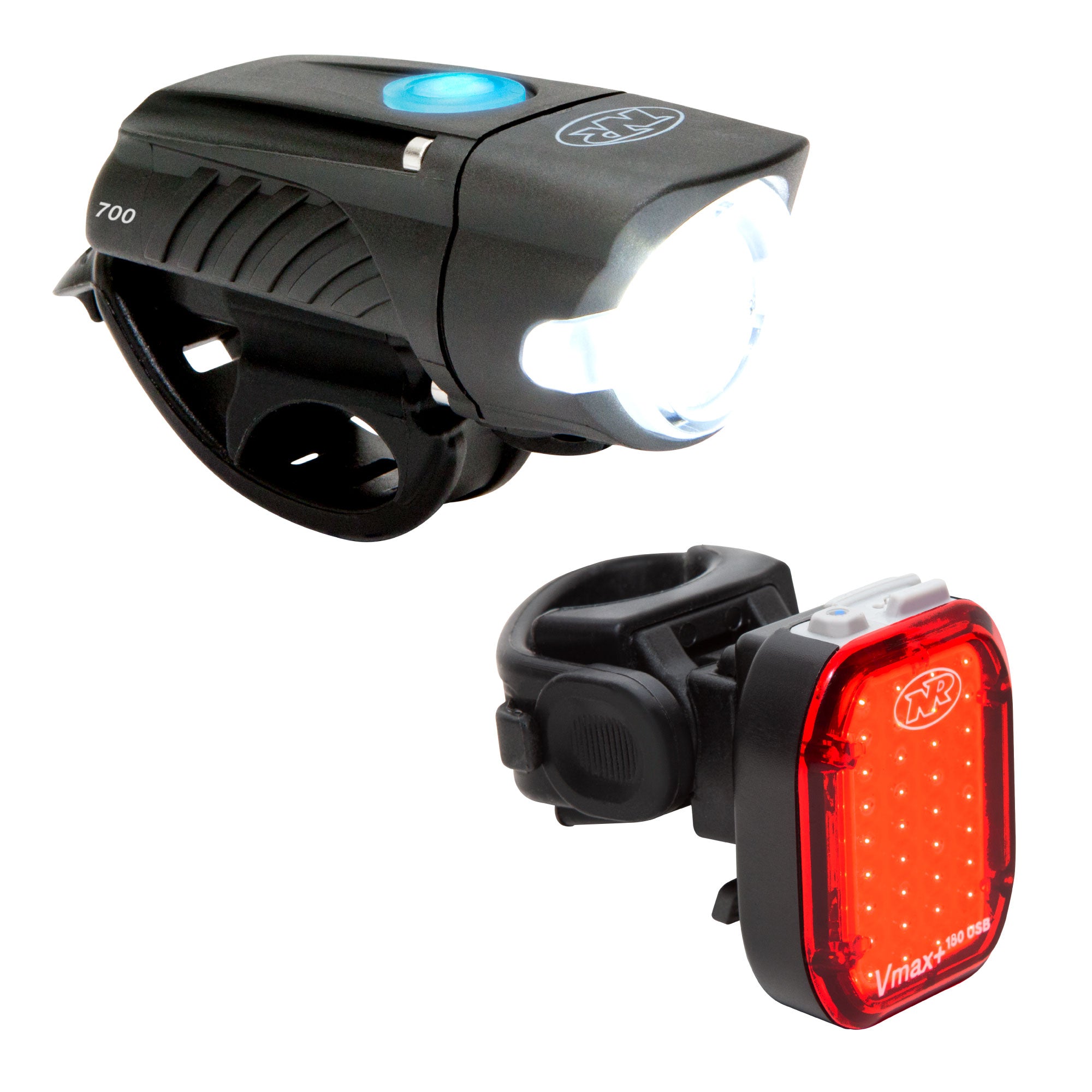 Swift™ 700 and Vmax+™ 180 Combo Front and Rear Light Set