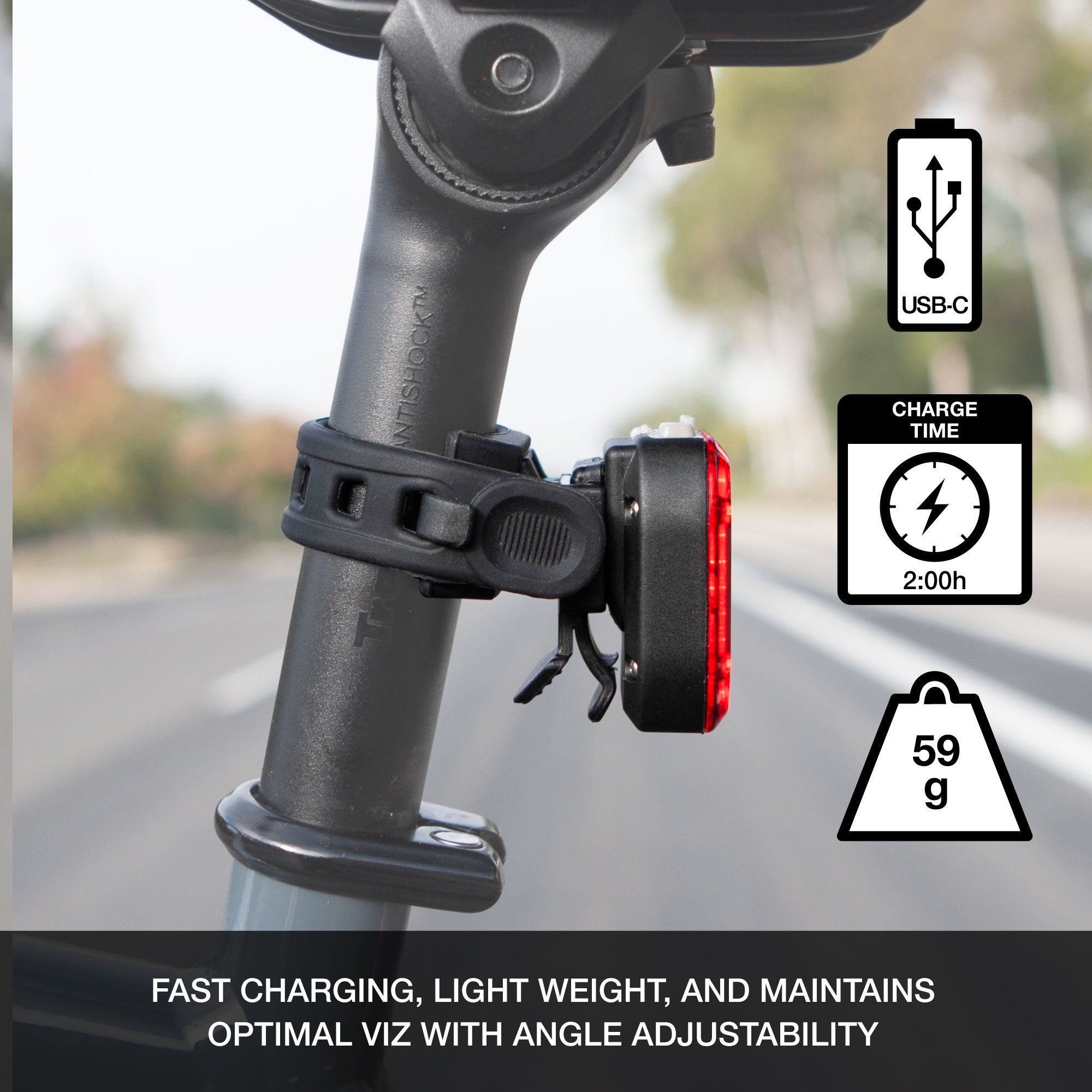 Swift™ 700 and Vmax+™ 180 Bike Front and Rear Light Combo Set