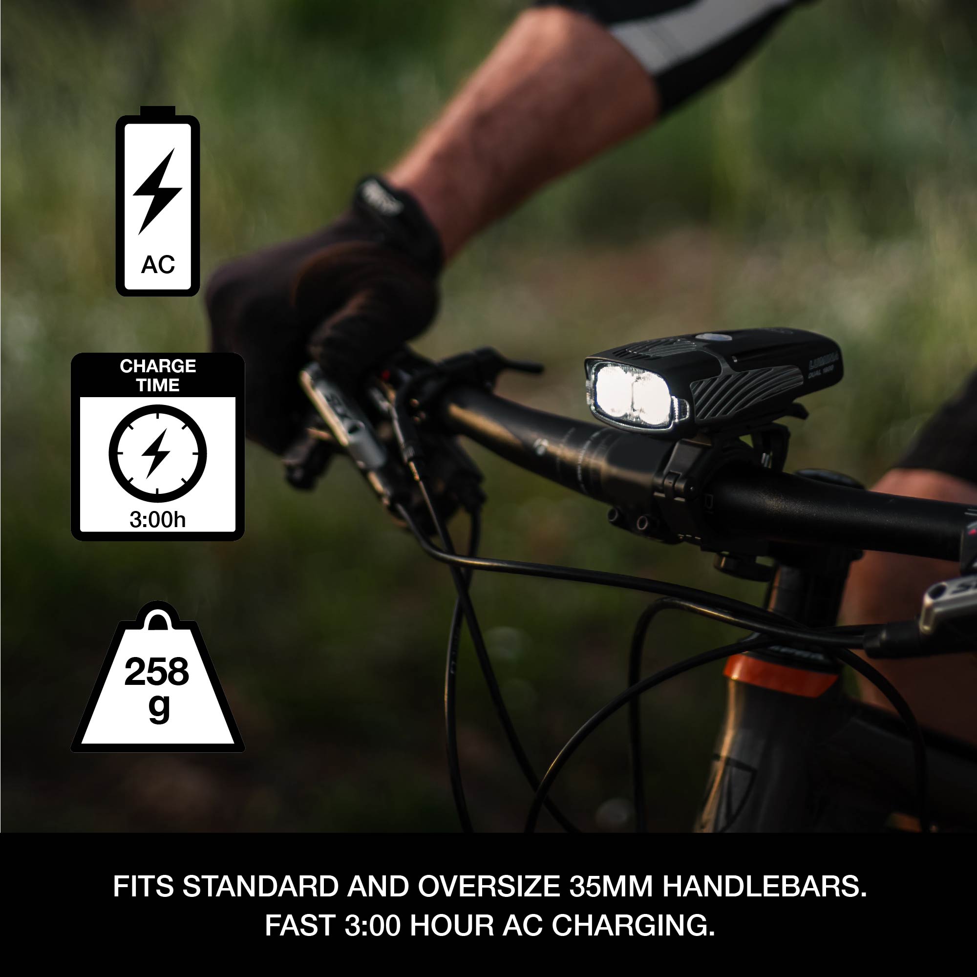Lumina™ Dual 1800 Front Bike Light (4670775689275)