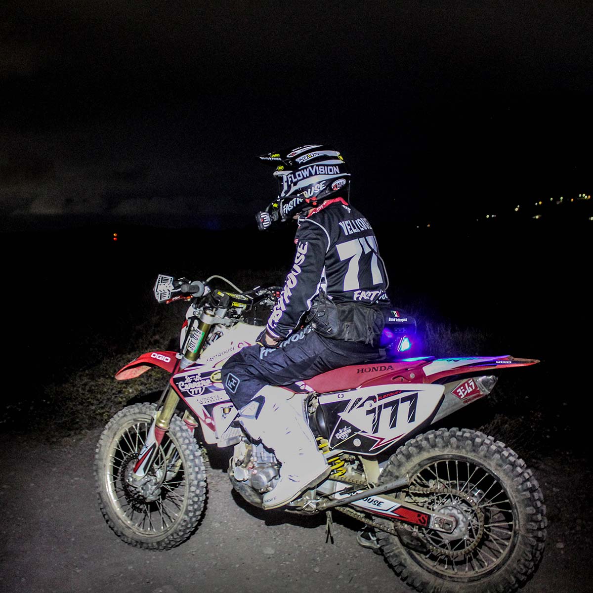 niterider off-road baja 1000 taillight blue safety light