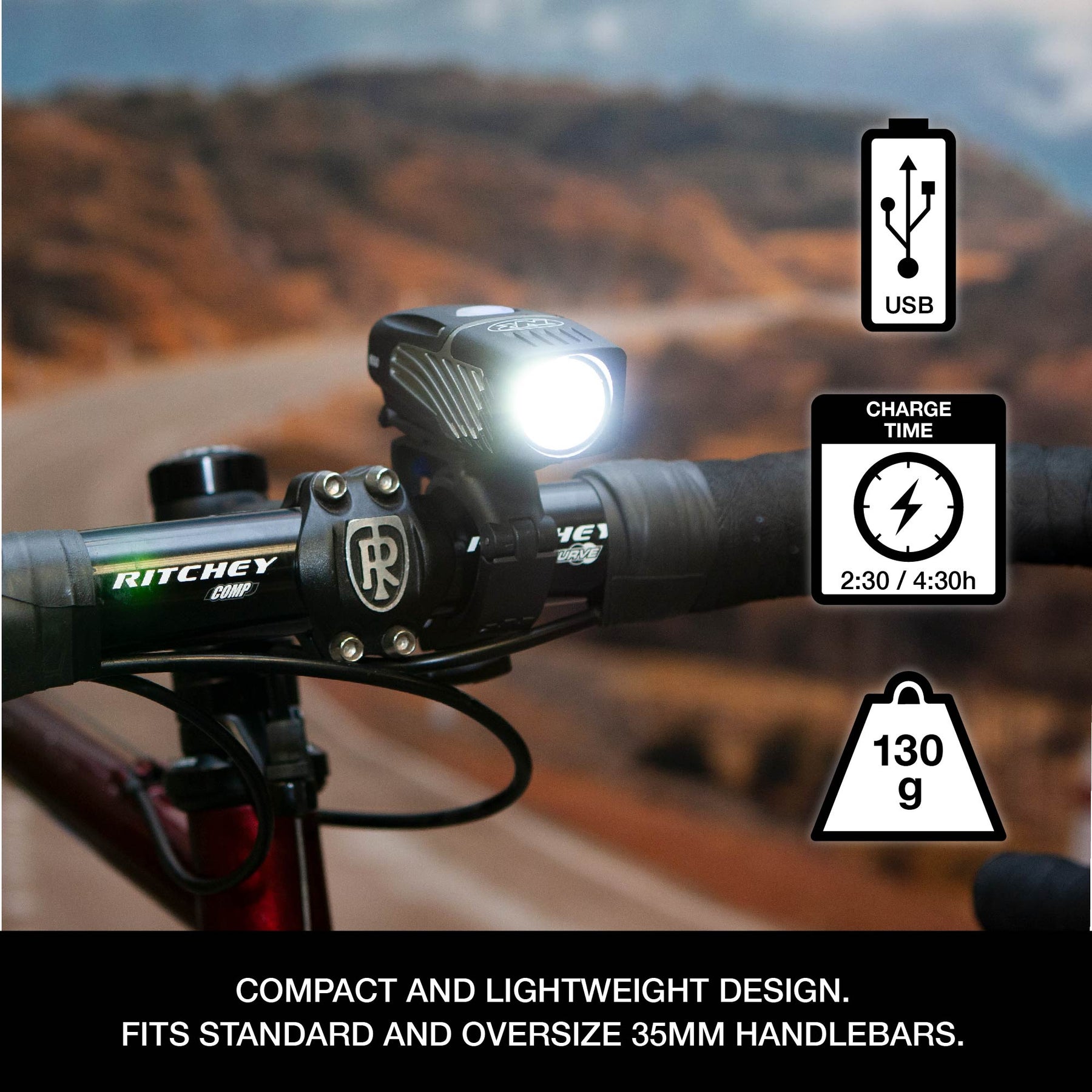 Lumina™ Micro Front Bike Light – NiteRider Lighting