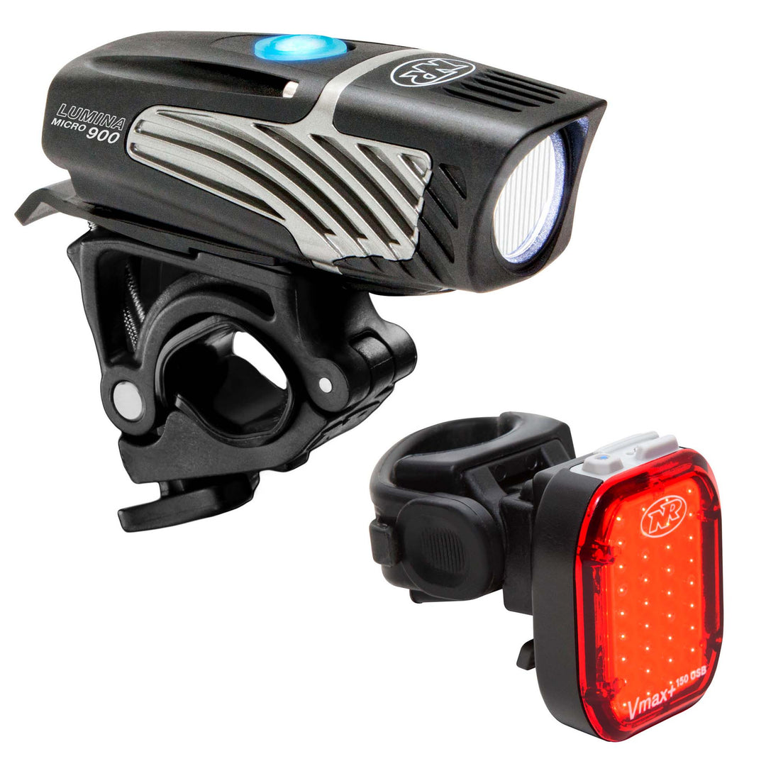 Lumina Micro 900 and Vmax 150 Combo Front and Rear Light Set NiteRider Technical Lighting