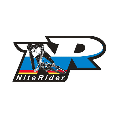 NiteRider® 4" Retro Logo Sticker (7526450823391)