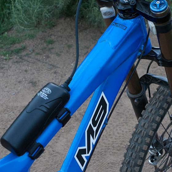 Pro 2200 Enduro 8 Cell Front Bike Light a Powerful Cycling
