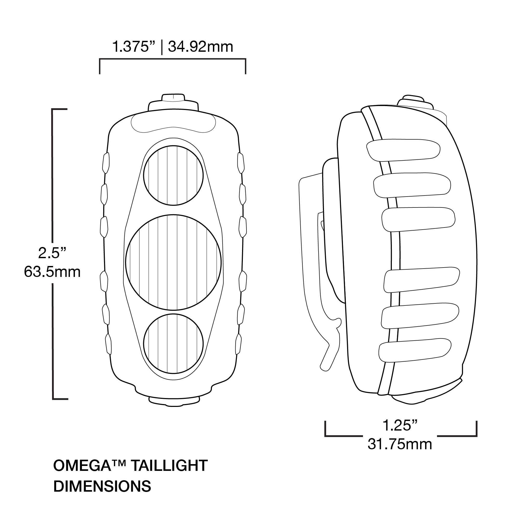 Omega 330 Bike Taillight | NiteRider