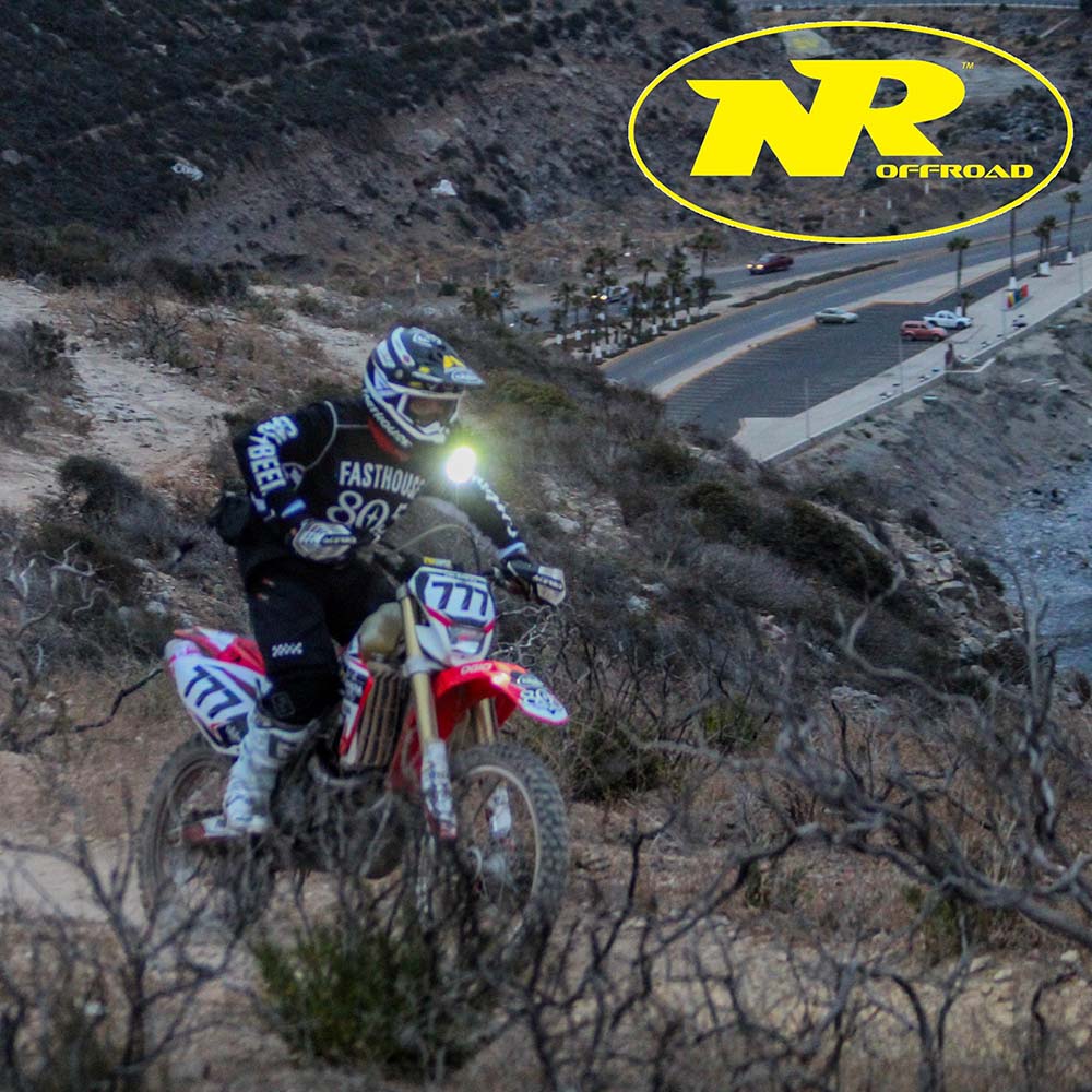 Pro 4200 MX Enduro Helmet Mounted Light with Jawbone Mount